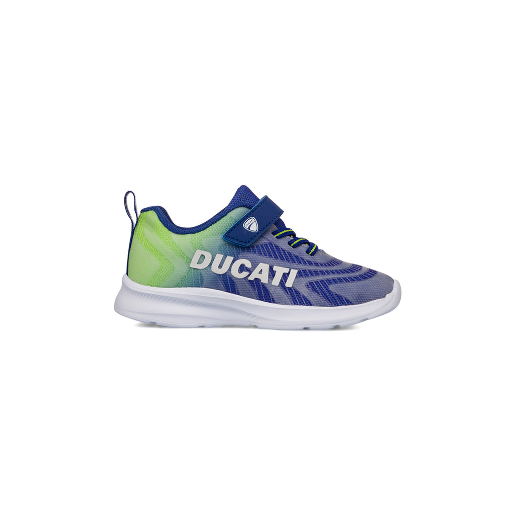 Sneakers Blu da Bambino e Ragazzo con logo laterale Ducati