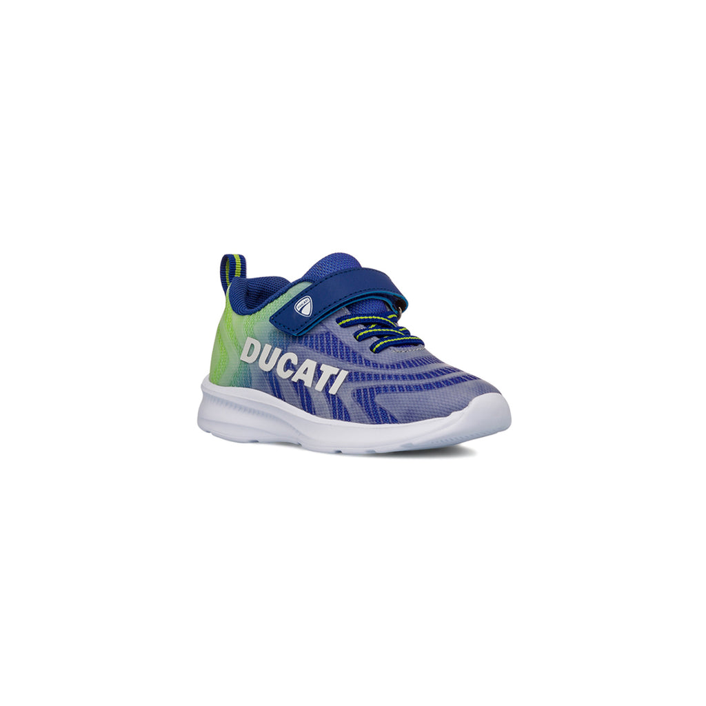 Sneakers Blu da Bambino e Ragazzo con logo laterale Ducati