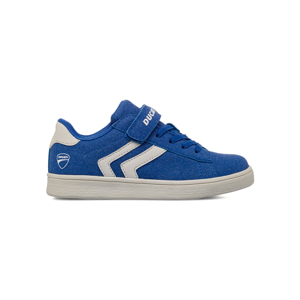 Sneakers blu da Ragazzo con logo laterale Ducati