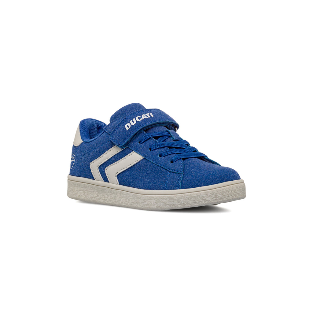 Sneakers blu da Ragazzo con logo laterale Ducati