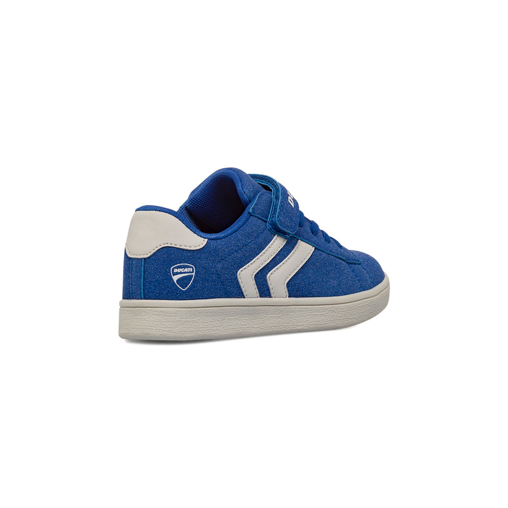 Sneakers blu da Ragazzo con logo laterale Ducati