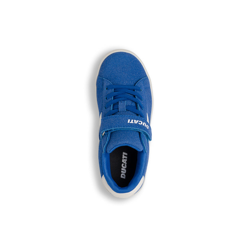 Sneakers blu da Ragazzo con logo laterale Ducati