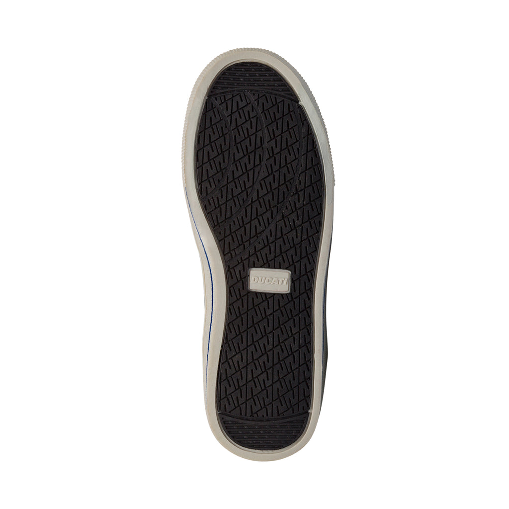 Sneakers grigie da Bambino con dettagli in contrasto blu Ducati