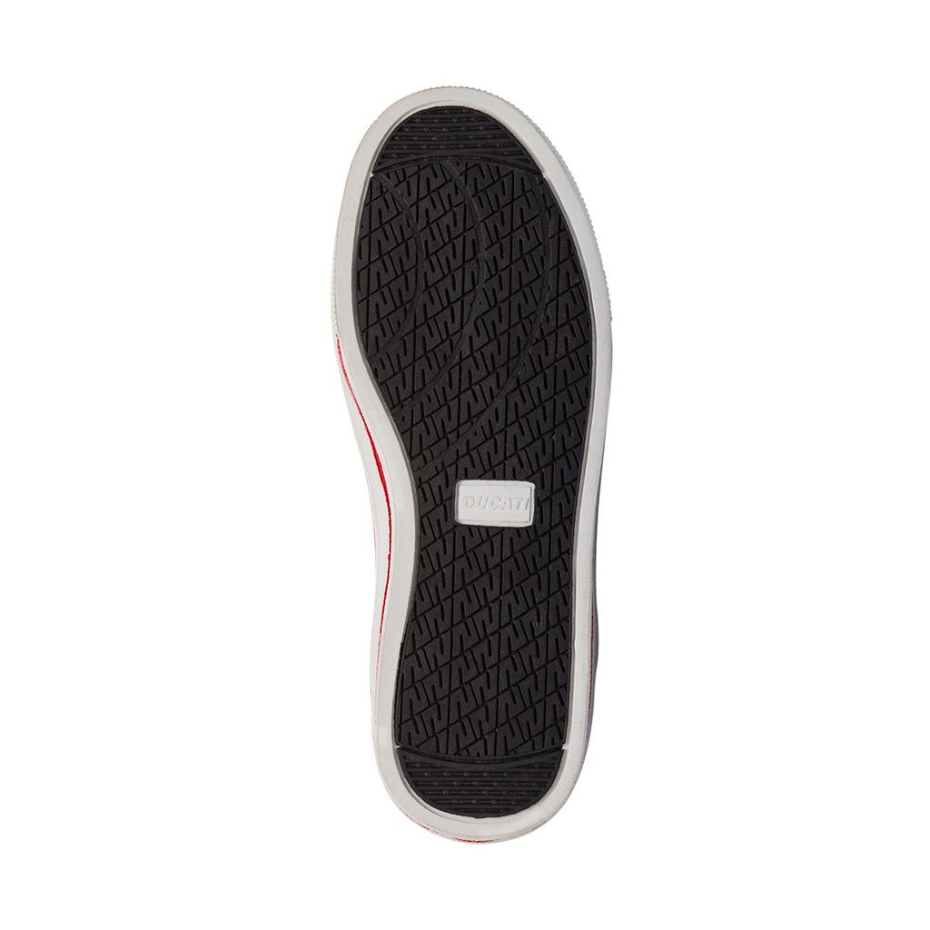 Sneakers alte bicolore nere da Bambino con logo laterale Ducati
