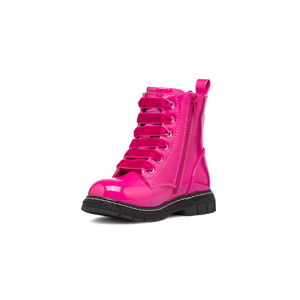 Anfibio fucsia da bambina in vernice Le Scarpe di Alice