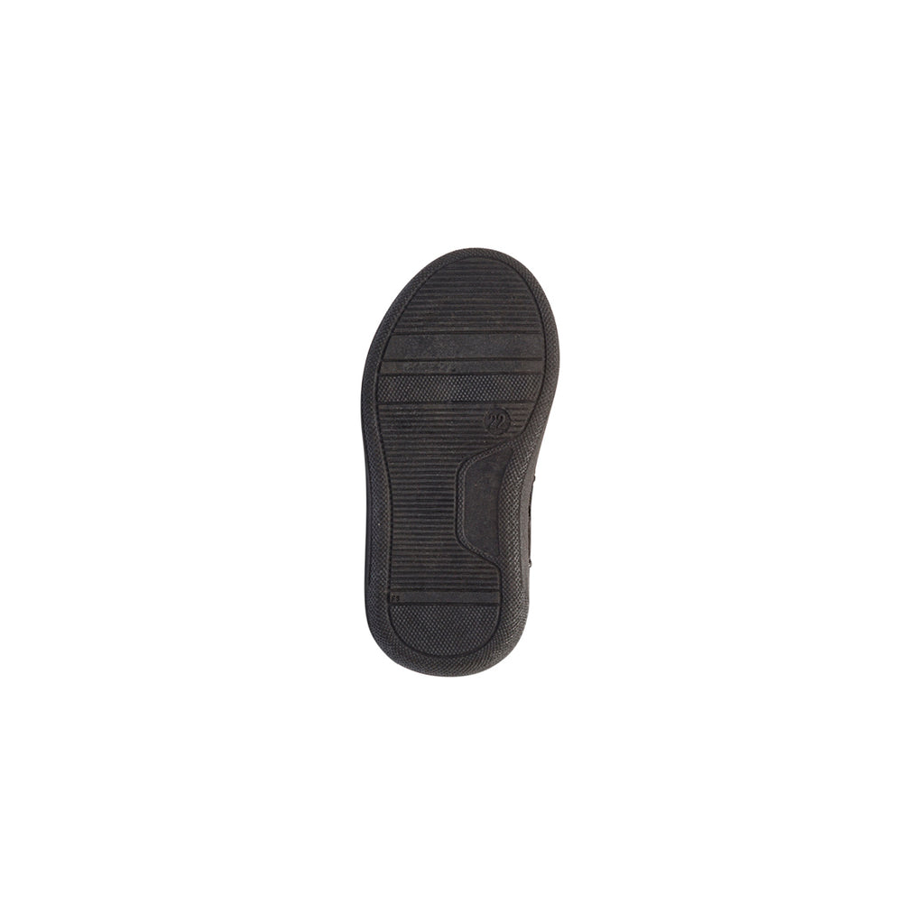 Stivaletti imbottiti neri metal da bambina con finta pelliccia Le Scarpe di Alice