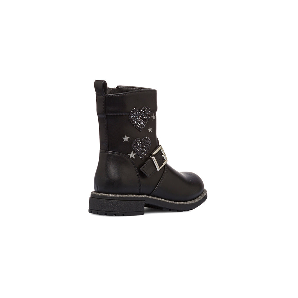 Stivaletti nero da bambina Le Scarpe di Alice
