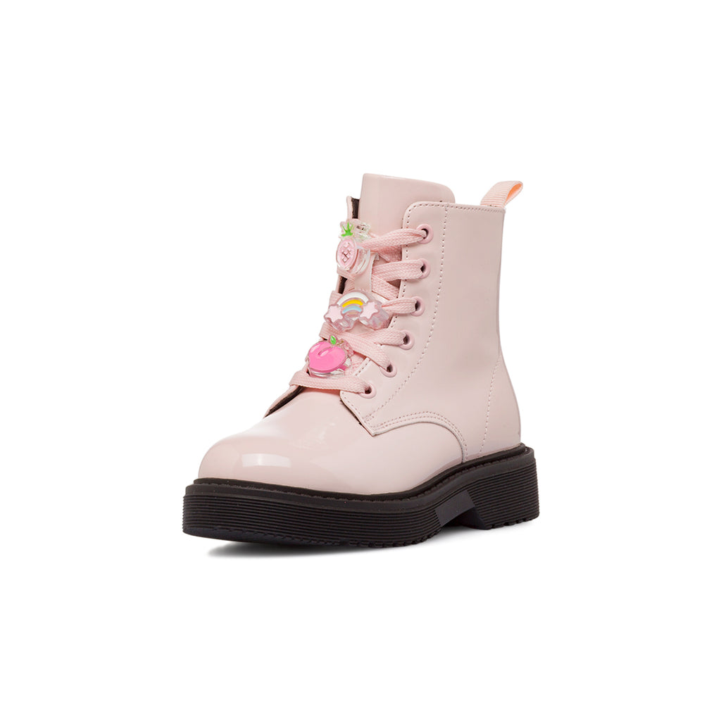 Anfibi rosa da Bambina con charms Le scarpe di Alice