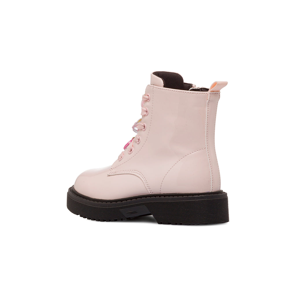 Anfibi rosa da Bambina con charms Le scarpe di Alice