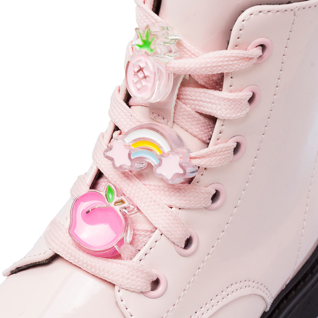 Anfibi rosa da Bambina con charms Le scarpe di Alice