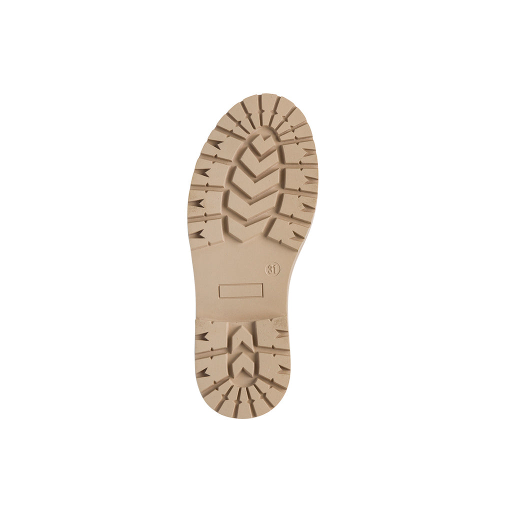 Anfibi beige da ragazza con zip Dieci Baci