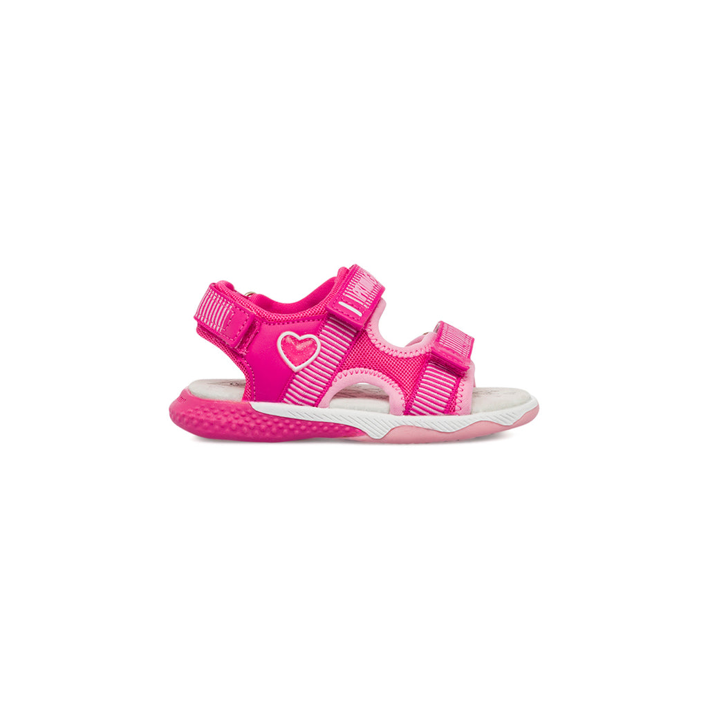 Sandali bambina primi passi fucsia con chiusura a strappo Primigi Baby Active