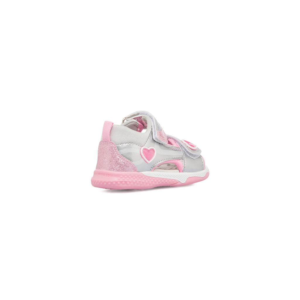 Sandali bambina primi passi argento Primigi Baby Active