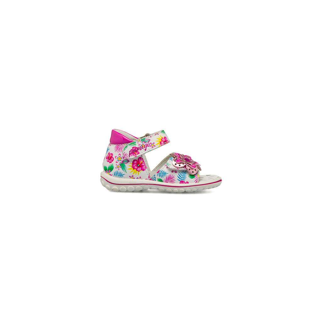 Sandali bianchi da Bambina Primi Passi con dettaglio fiore Primigi