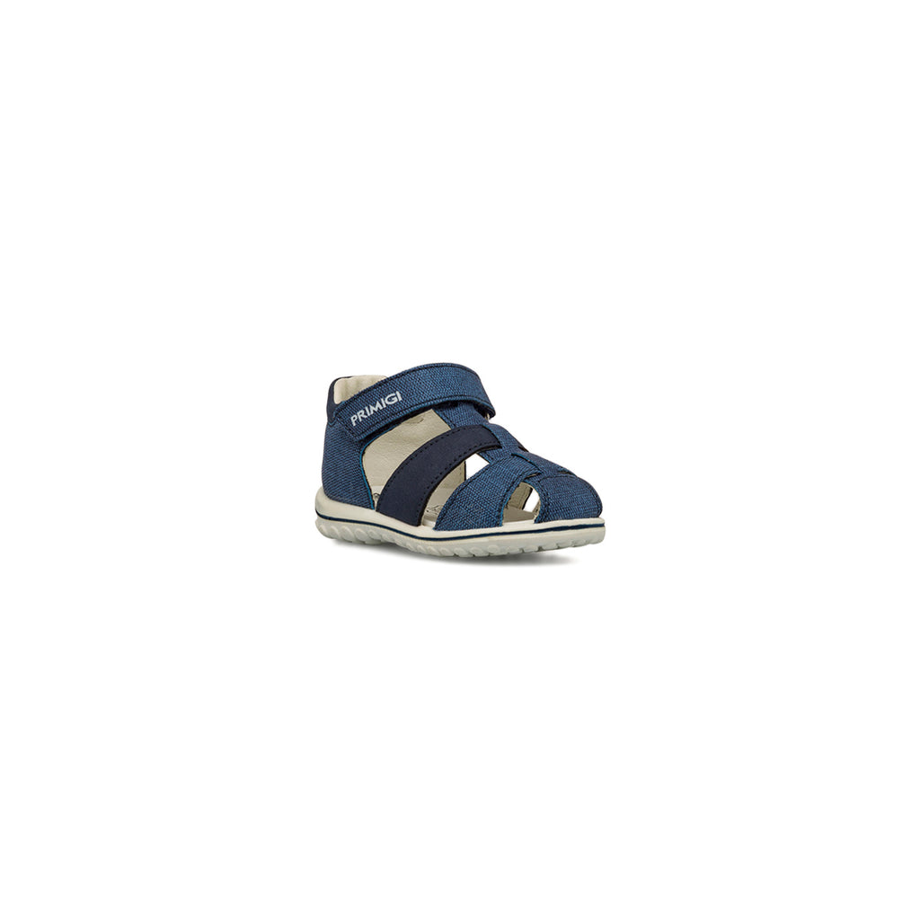 Sandali blu effetto Jeans Primi Passi Bambino con logo Primigi