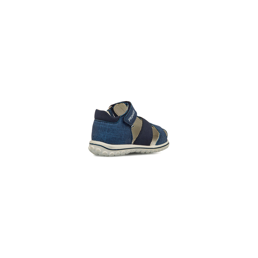 Sandali blu effetto Jeans Primi Passi Bambino con logo Primigi