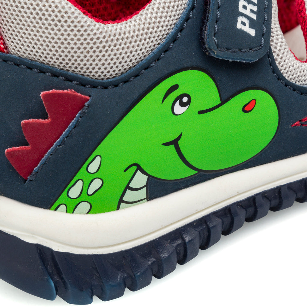 Sandali Blu da Bambino Primi Passi con simpatico dinosauro Primigi