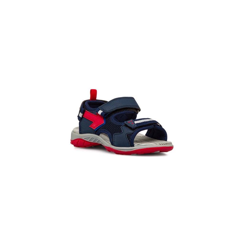 Sandali blu da Bambino con inserto freccia rossa Primigi