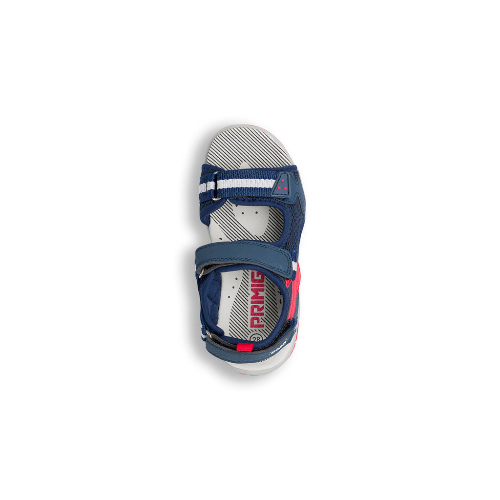 Sandali blu da Bambino con inserto freccia rossa Primigi