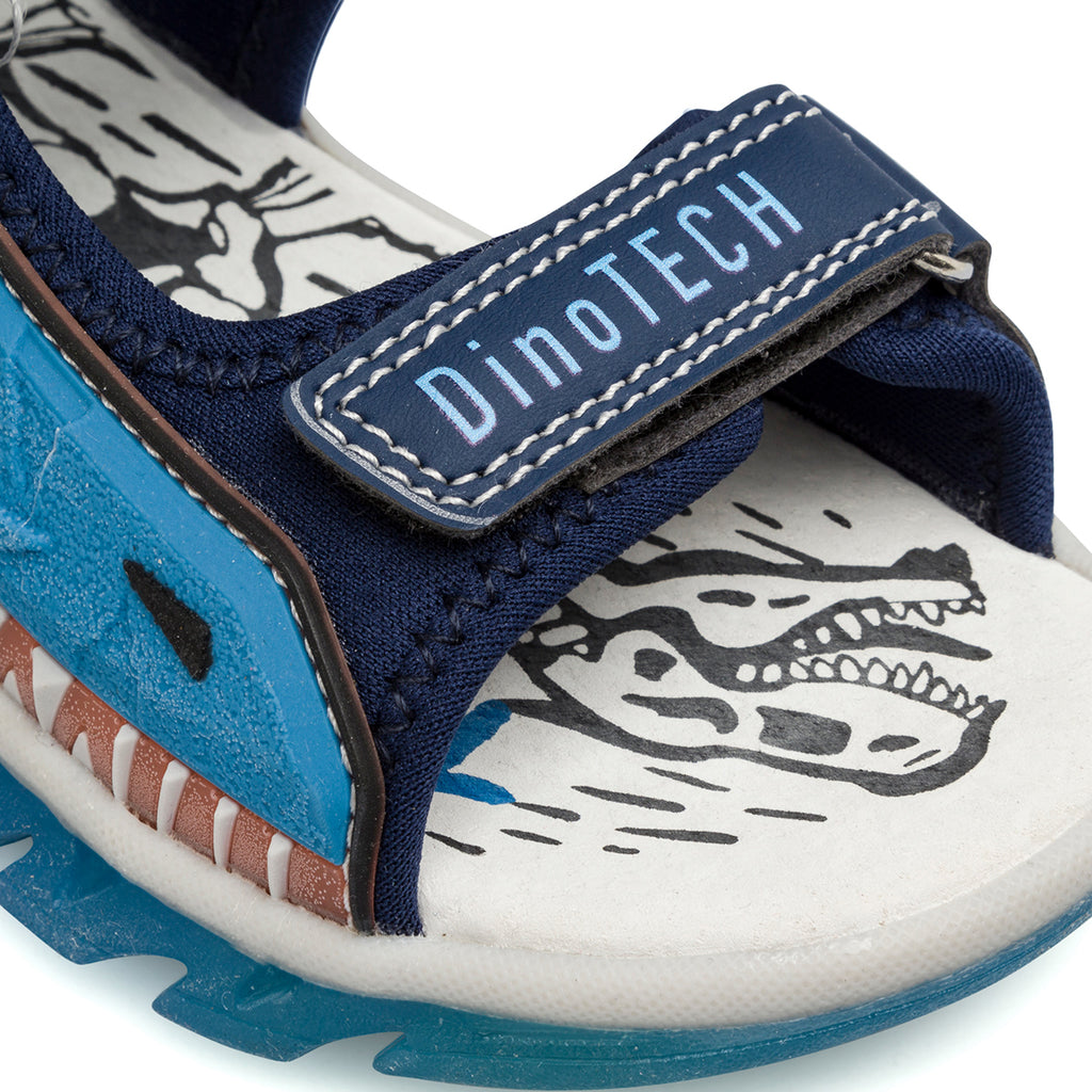 Sandali Blu da Bambino con stampa Dinosauro Primigi