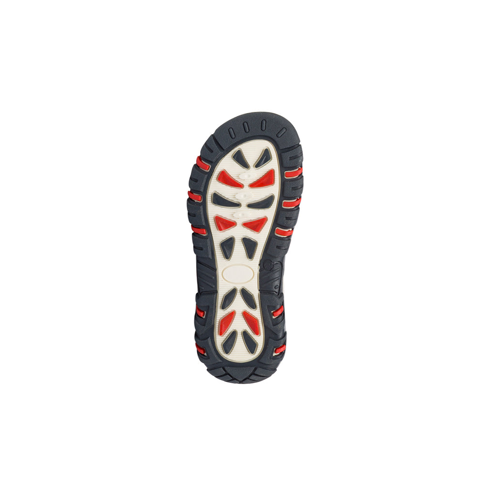 Sandali da Bambino Blu navy e rossi con sottopiede in Pelle Space Boy