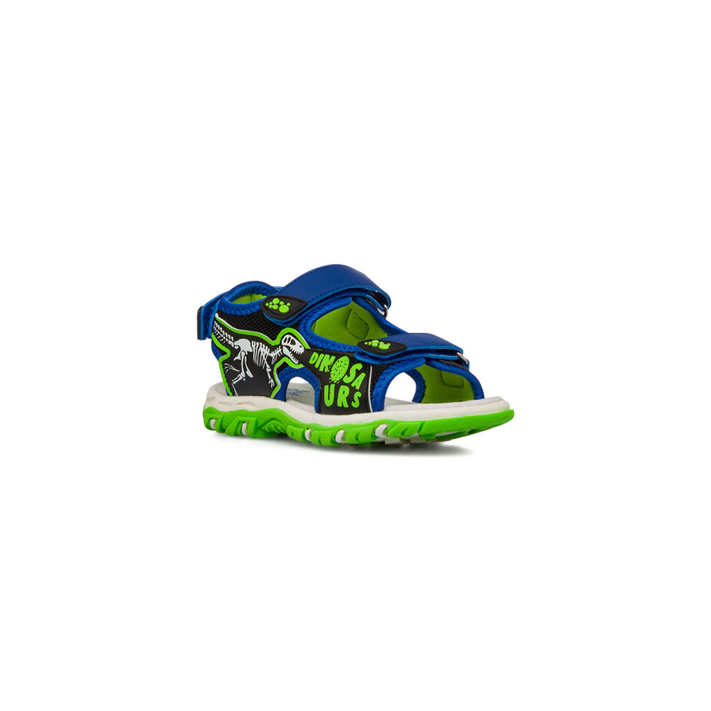 Sandali Blu da Bambino con stampa dinosauri Space Boy