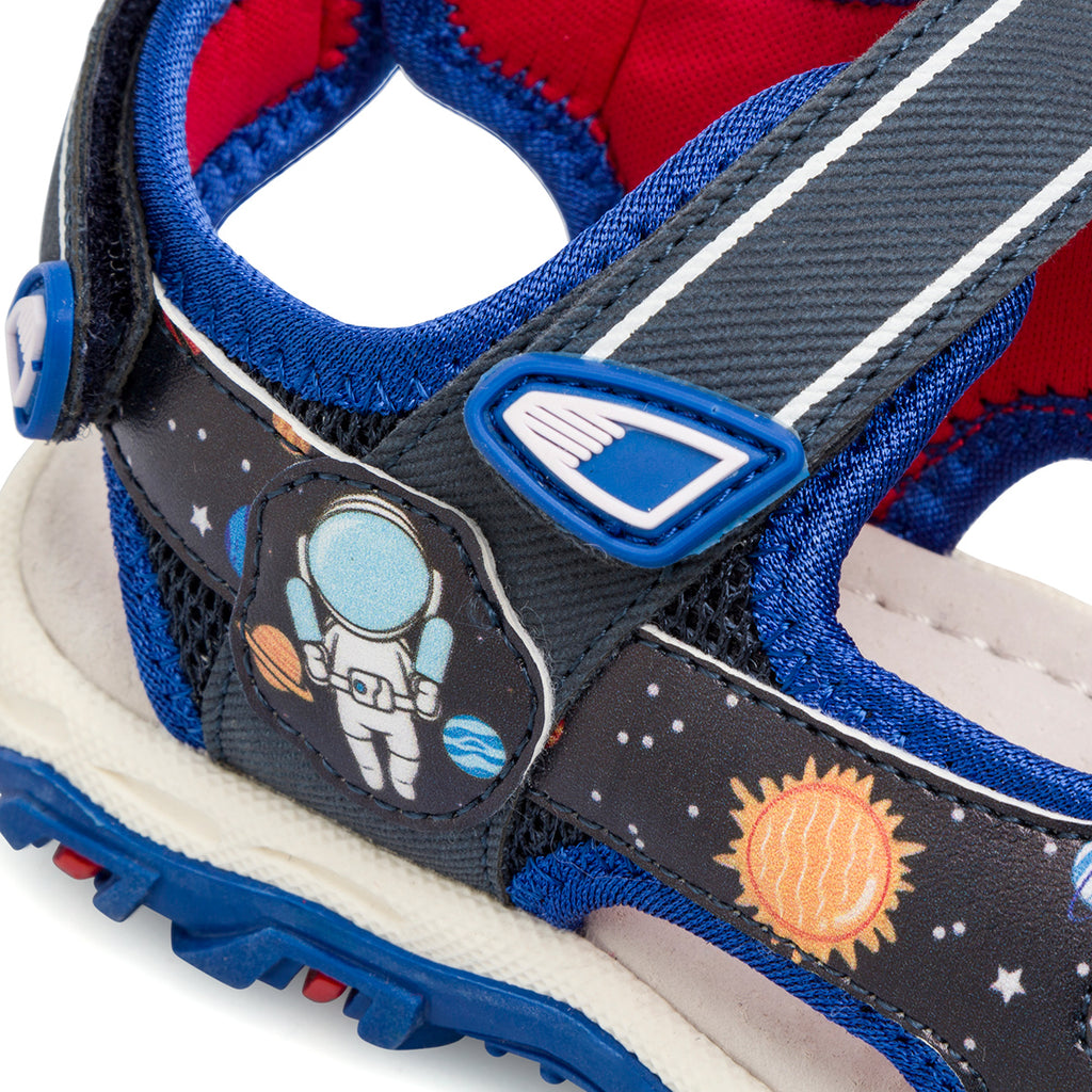 Sandali blu da Bambino con stampa astronauta Space Boy