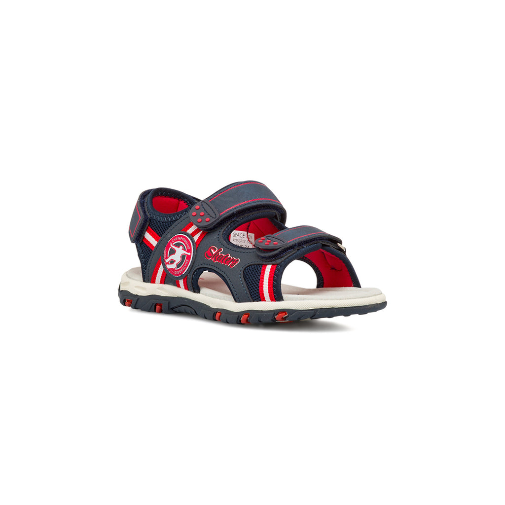 Sandali blu navy da Bambino e Ragazzo con dettagli rossi Space Boy
