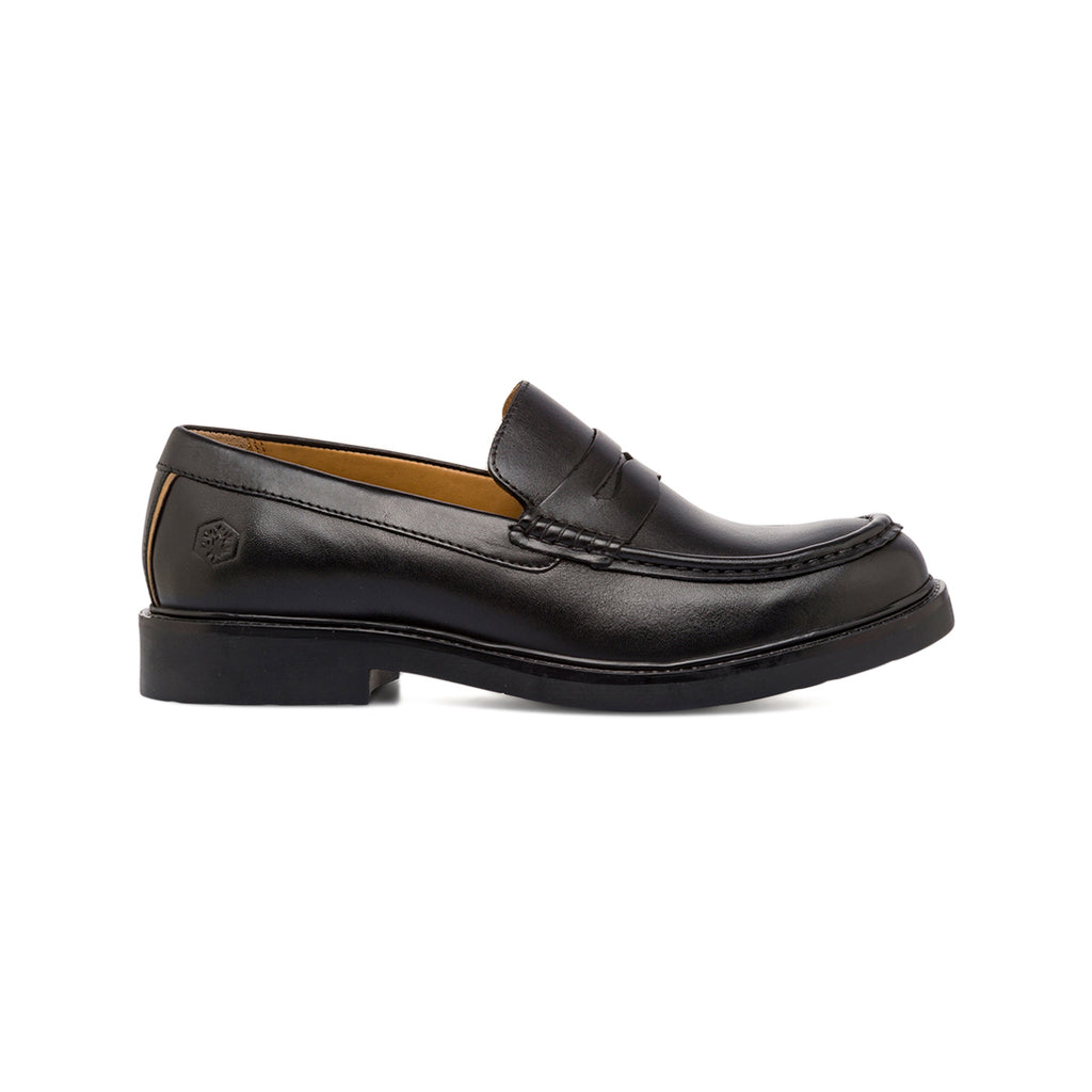 Mocassini da uomo neri in pelle Geox Connery
