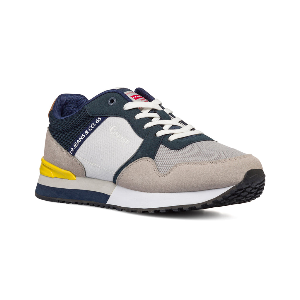 Sneakers casual da uomo blu e grigie Carrera Jeans