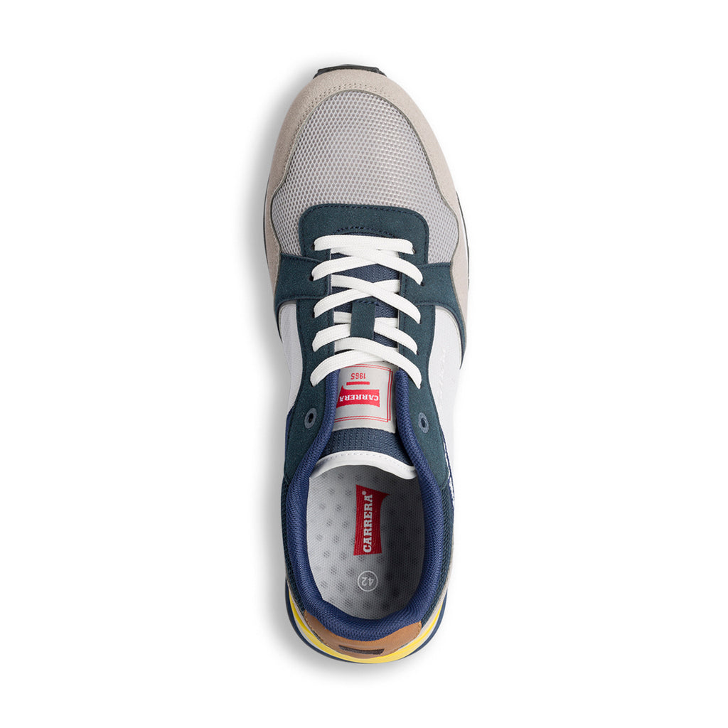 Sneakers casual da uomo blu e grigie Carrera Jeans