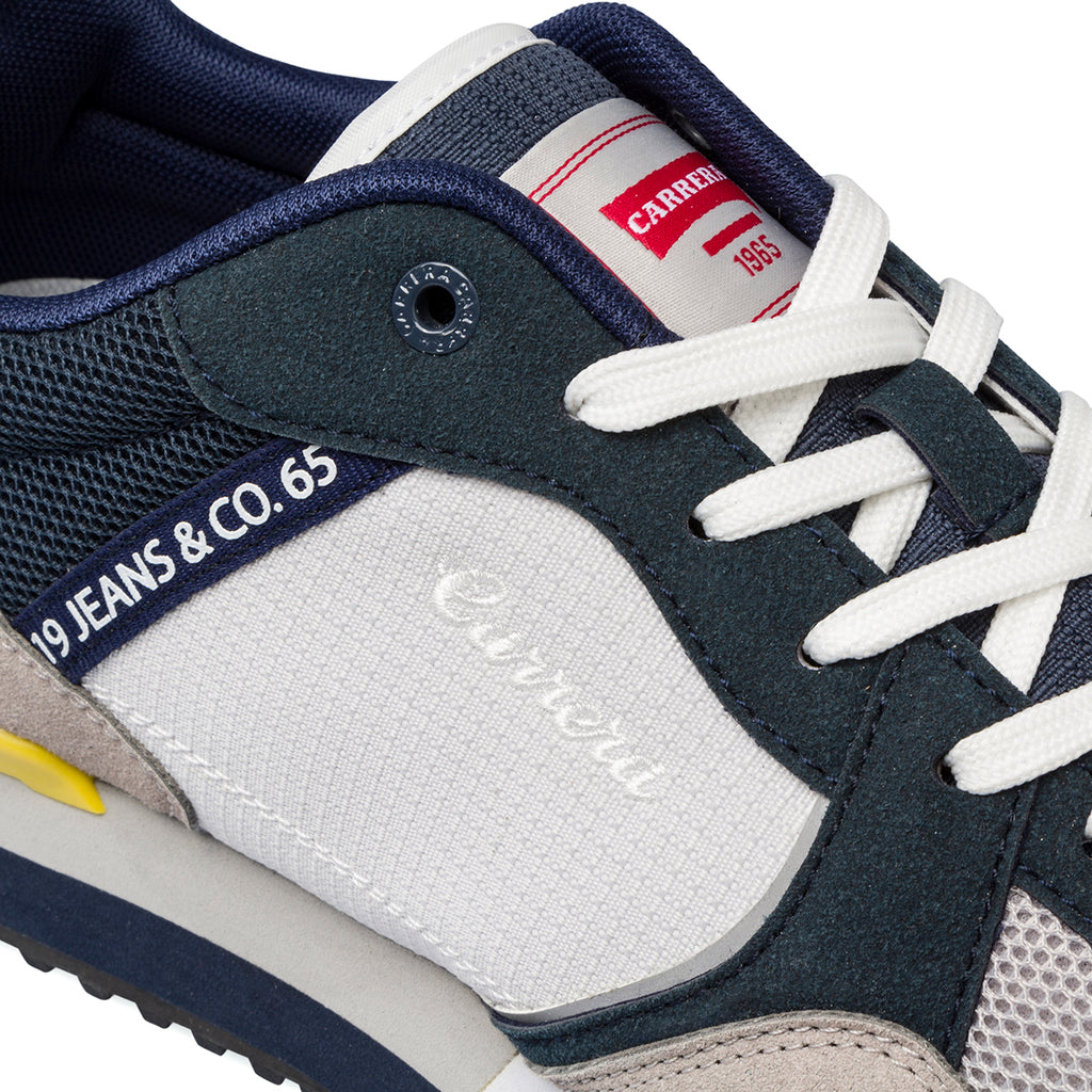 Sneakers casual da uomo blu e grigie Carrera Jeans