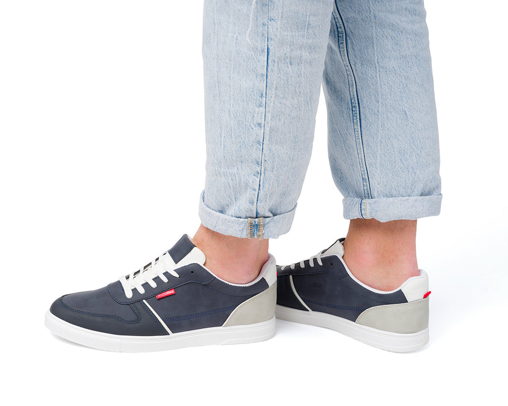 Sneakers blu navy da uomo Riflessi Urbani