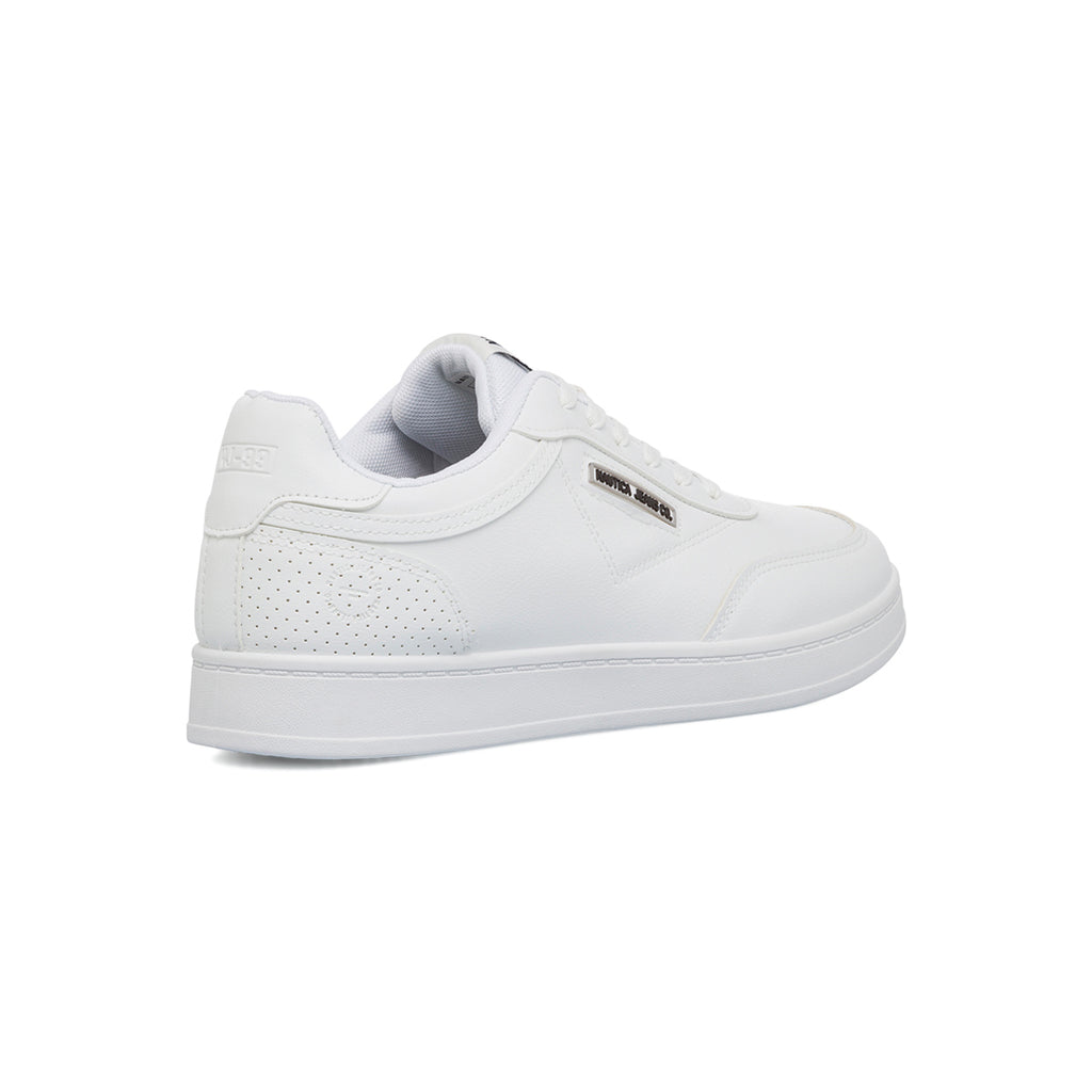 Sneakers bianche da uomo con logo a contrasto laterale Nautica Jeans Mercury