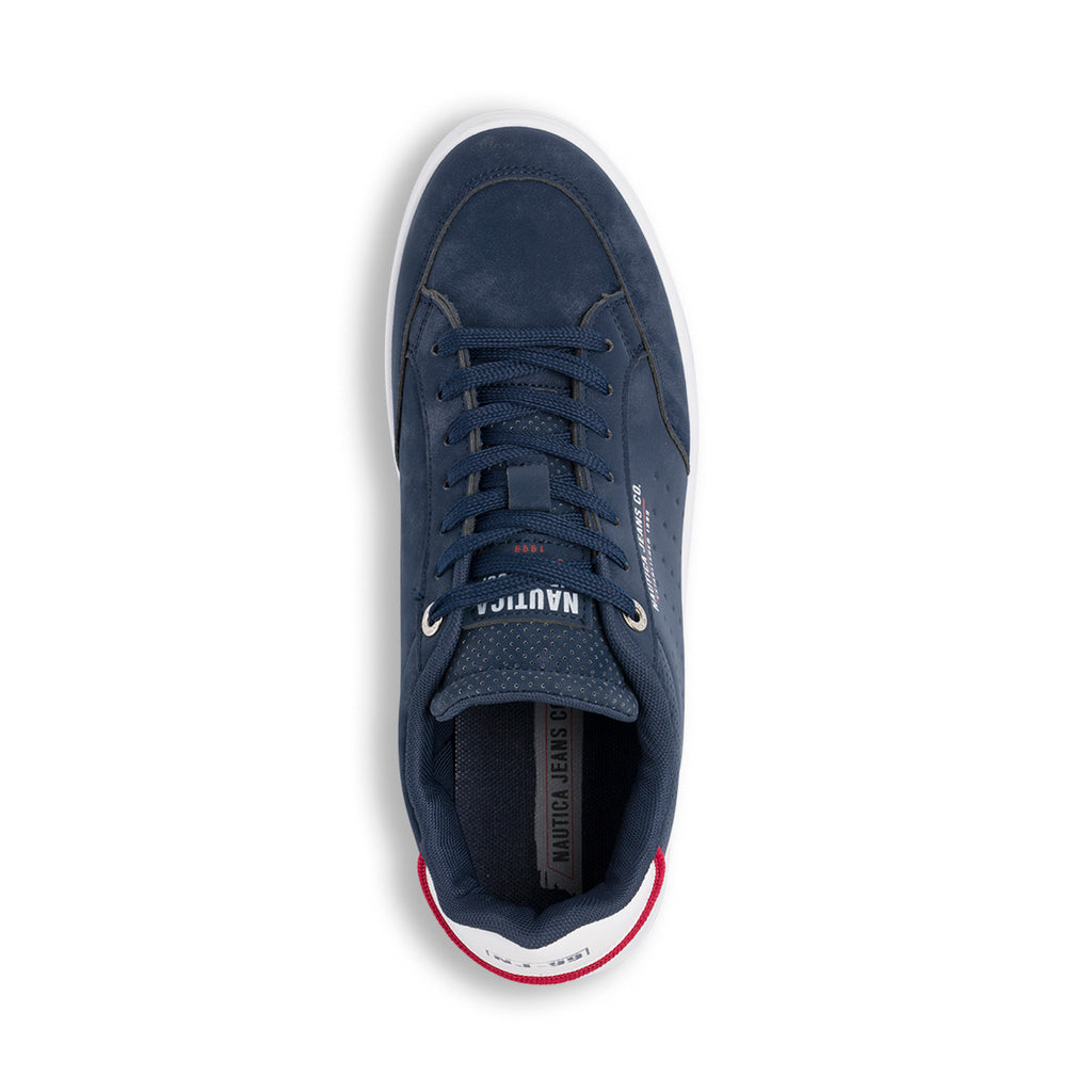 Sneakers blu navy da uomo con logo laterale Nautica Martes Nbk