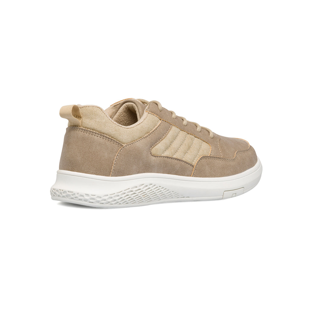 Sneakers beige in tessuto da uomo Riflessi Urbani