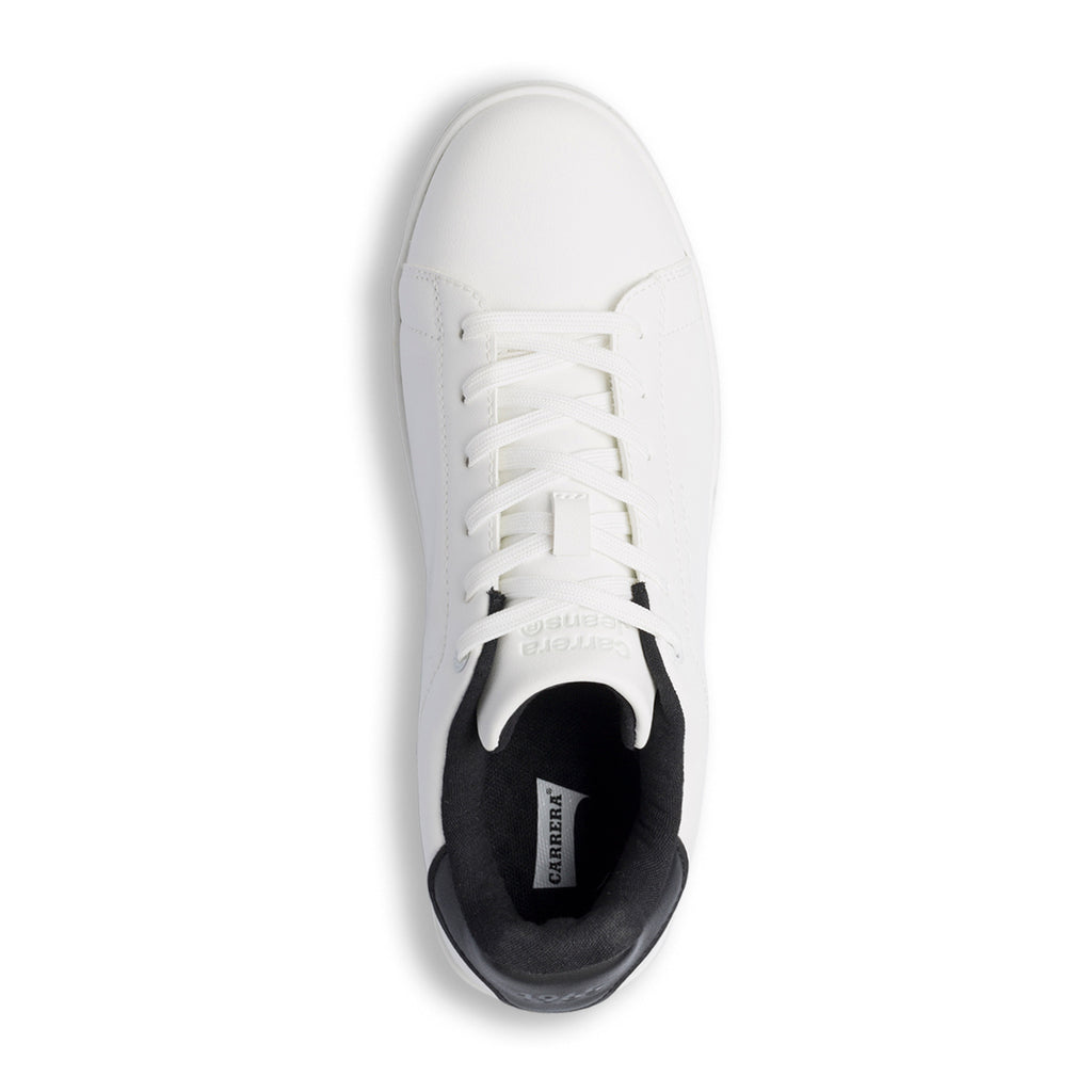 Sneakers casual bianche da uomo con logo Carrera Jeans