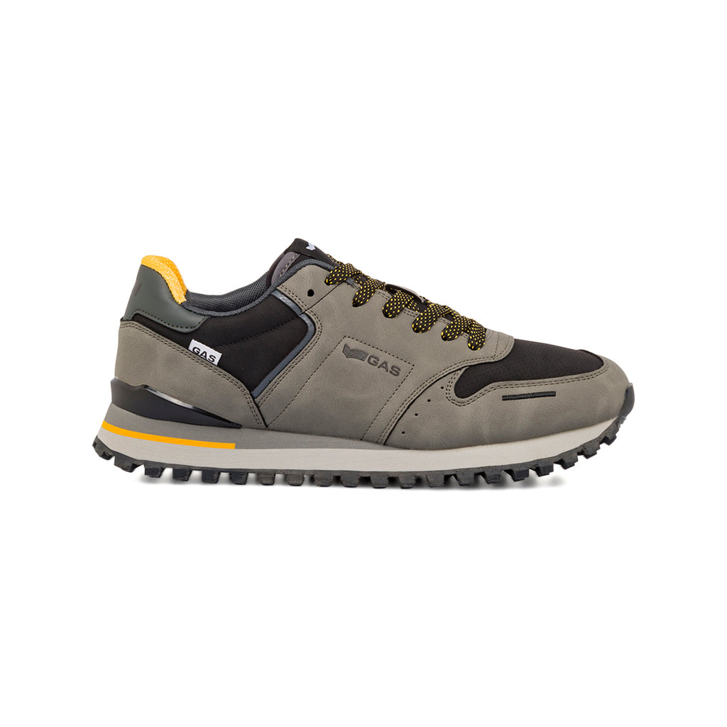 Sneakers grigie da uomo con logo Gas Alba