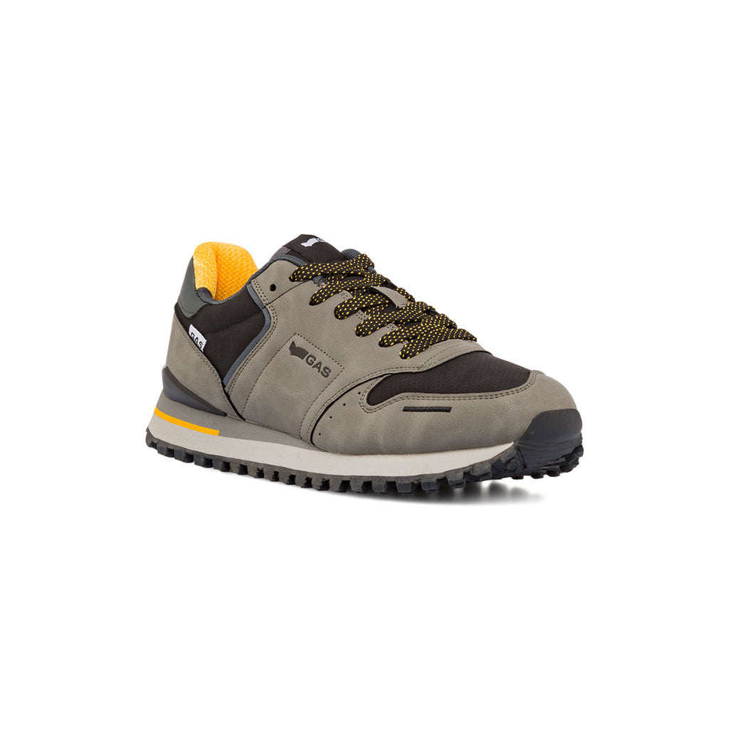 Sneakers grigie da uomo con logo Gas Alba