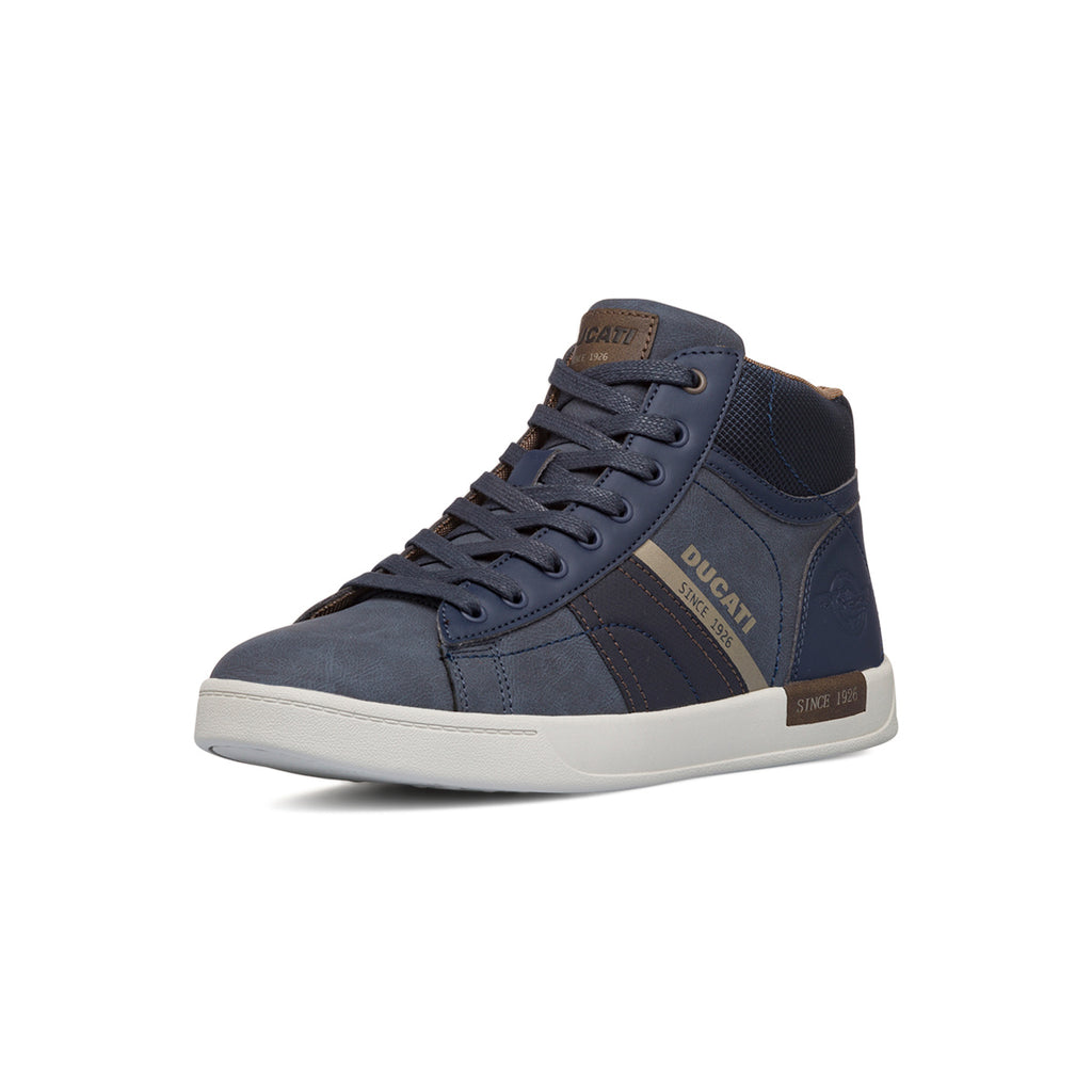 Sneakers alte blu da uomo Ducati