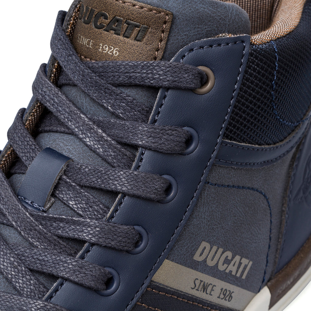 Sneakers alte blu da uomo Ducati