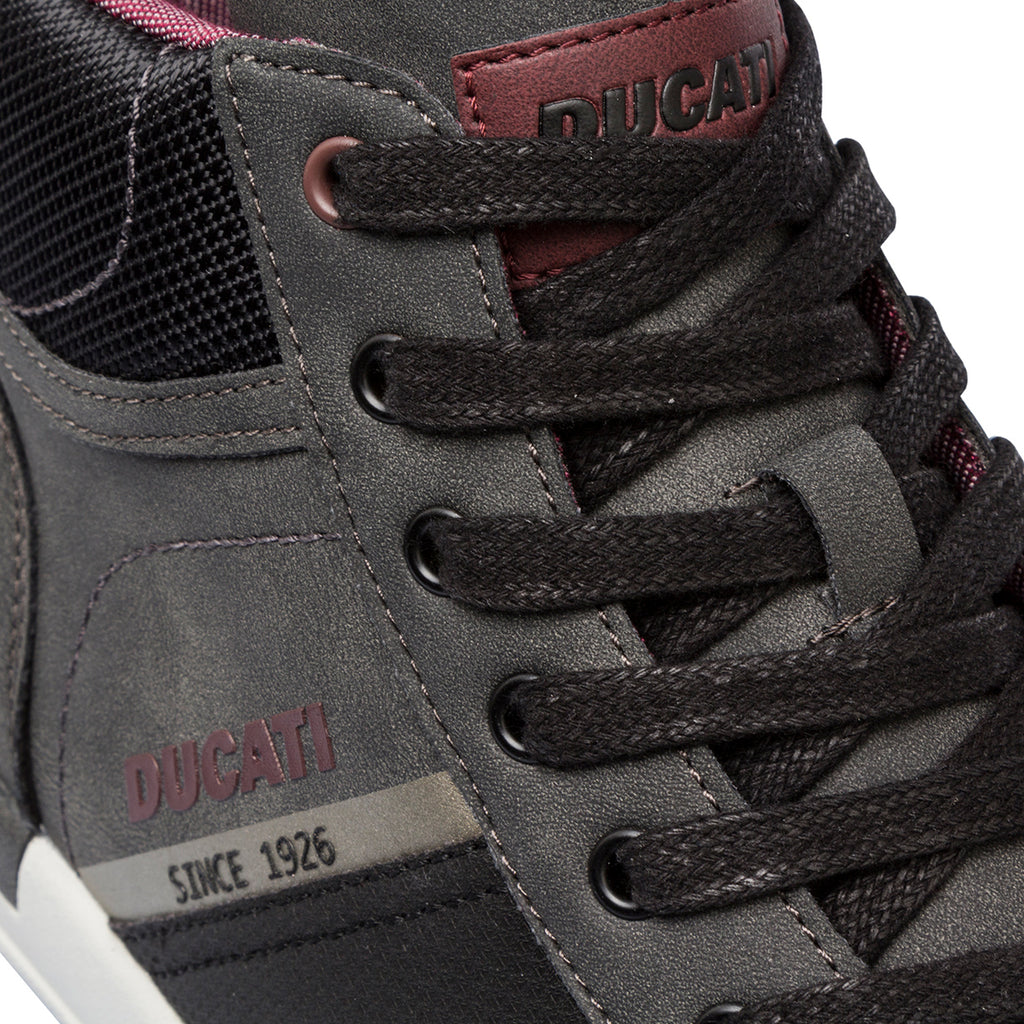 Sneakers alte grigie da uomo Ducati