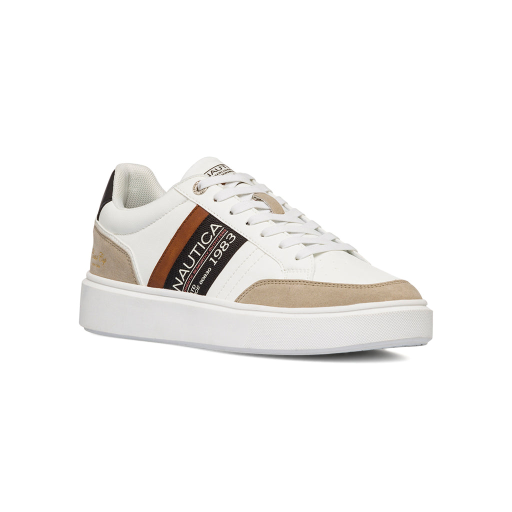 Sneakers casual bianche da uomo Nautica Jeans