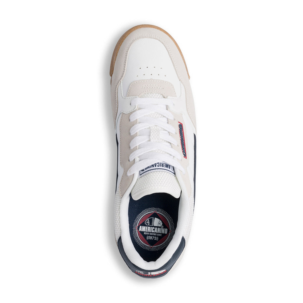 Sneakers casual bianche da uomo Americanino