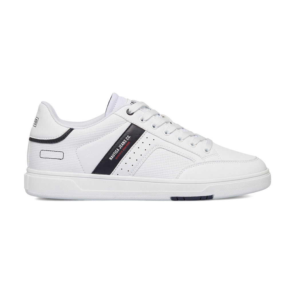 Sneakers casual bianche da uomo Nautica Jeans