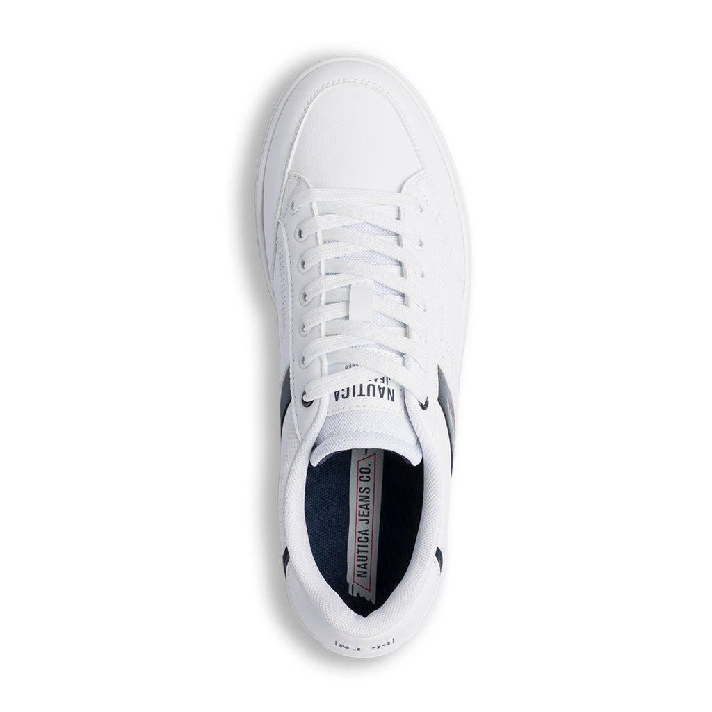 Sneakers casual bianche da uomo Nautica Jeans