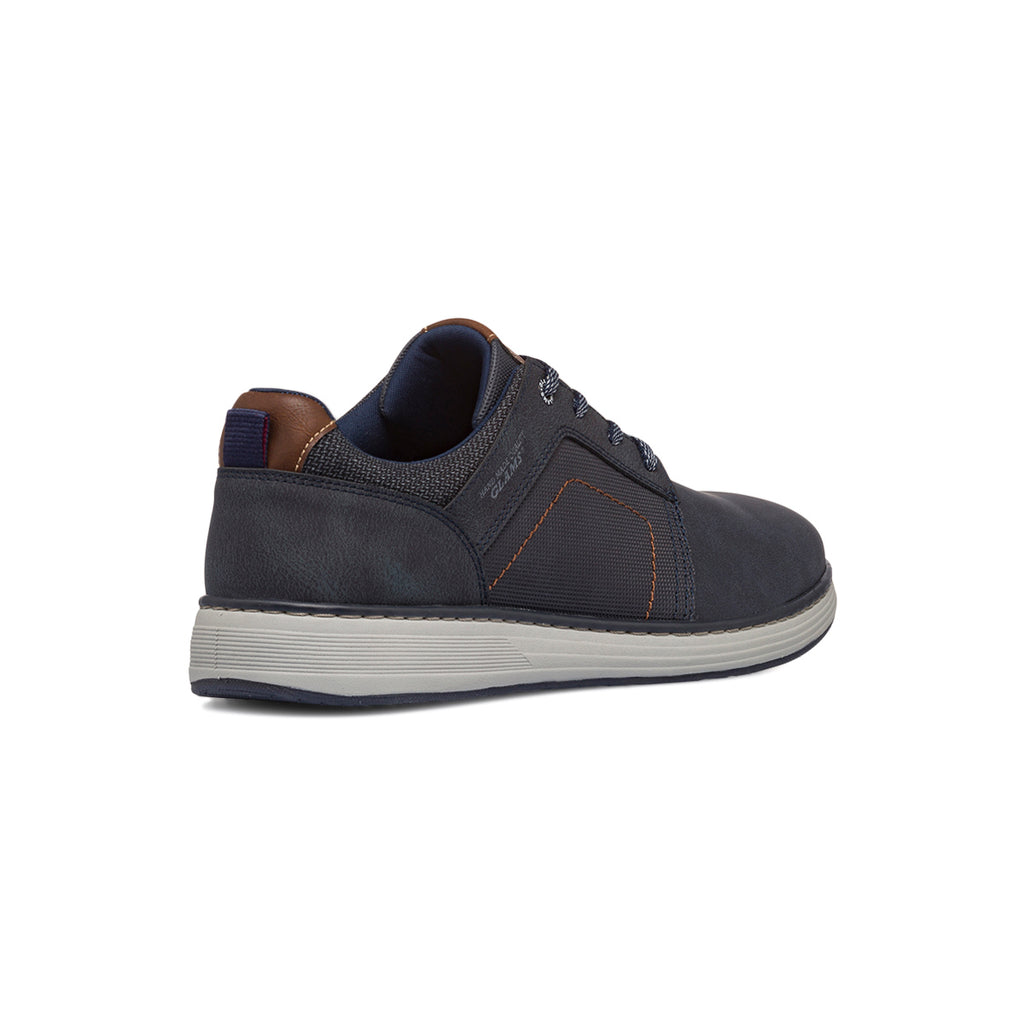 Sneakers casual da uomo blu con logo Glams