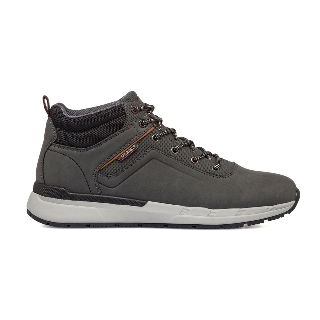 Sneakers alte grigie da uomo Glams