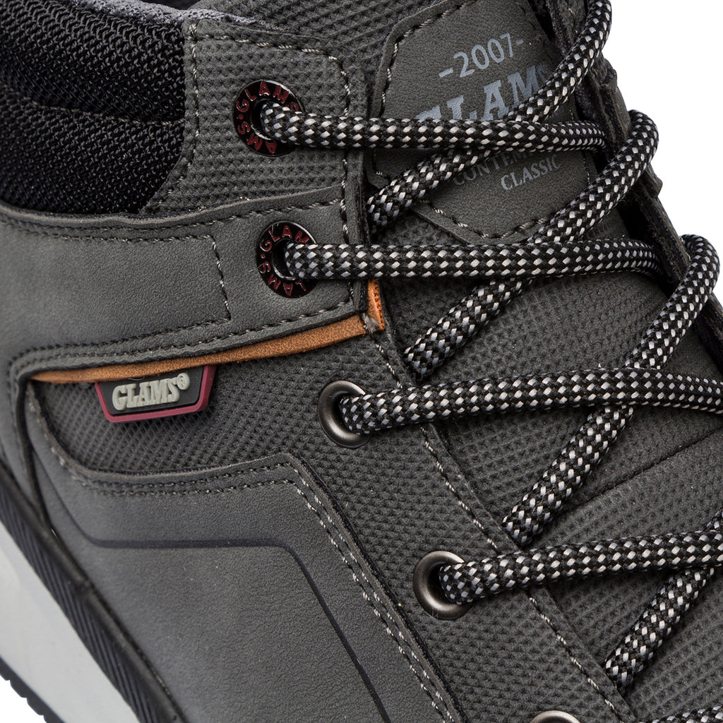 Sneakers alte grigie da uomo Glams