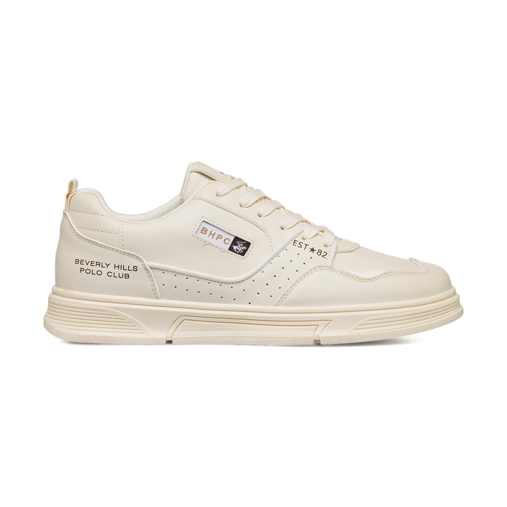 Sneakers casual bianco off-white da uomo Beverly Hills Polo Club